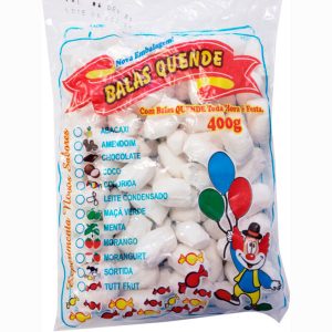 Quende Bala Mastigavel Coco 3 x 400 gr