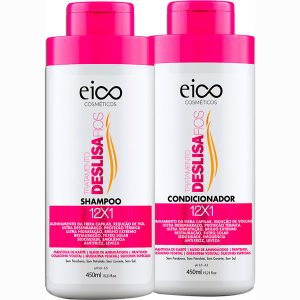 Eico Kit Deslisa Fios Shampoo + Condicionador 450ml
