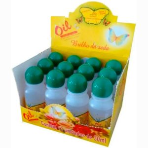 Brilho da Seda Oleo Capilar Siliconado Reparador com Filtro Solar 12  x 30ml