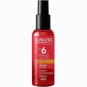 Sunless Oleo Bronzeador Urucum FPS6 Spray  12 und x 120 ml