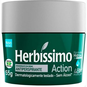 Herbissimo Desodorante Tradicional em Creme Pote 12 x 55g