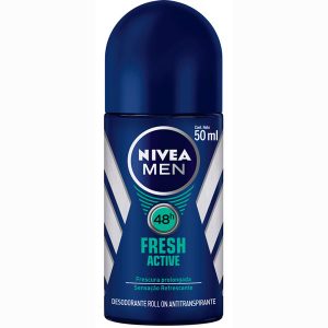 Nivea Desodorante Roll-On Masculino Fresh Active 12und x 50ml