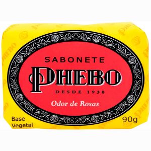 Sabonete Barra Phebo Odor de Rosas 12 x 90g
