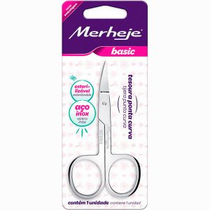 Merheje Tesoura para Unhas Curva 6un