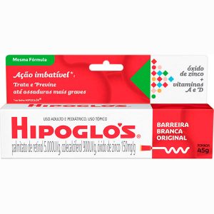Hipoglos Pomada Contra Assaduras com Vitamina A e D 6 x 45g
