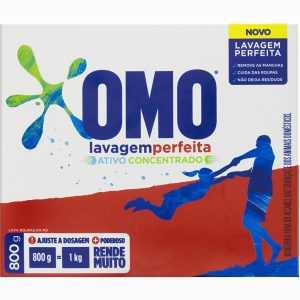 Omo Detergente em Po Lavagem Perfeita 20  x 800 G