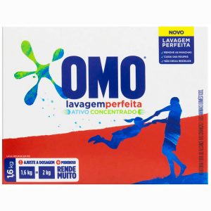 Omo Detergente em Po Lavagem Perfeita 9  x 1.6 kg