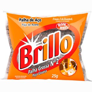 Palha de Aco Brillo Grossa N°2 20 x 25g