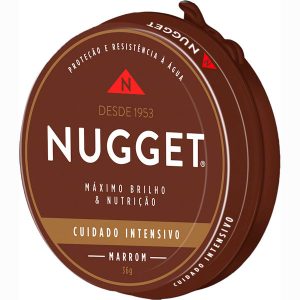 Nugget Cera para Sapatos Pasta Marrom 12 und x 36 g