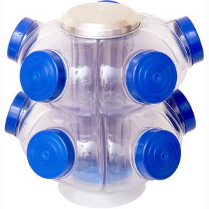 Baleiro Giratorio com 10 Bocas de Plastico