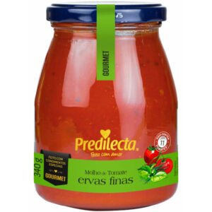 Predilecta Premium Molho de Tomate Ervas Finas Vidro 12 x 340 g