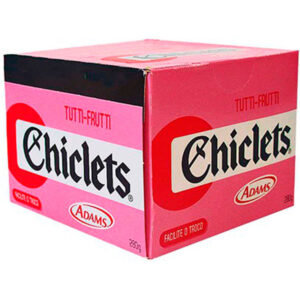 Chiclets Adams Chiclete Tutti-Frutti Display 280g