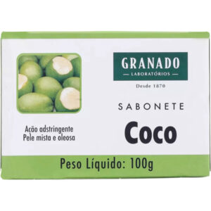 Sabonete Barra Granado Coco 12 x 100g