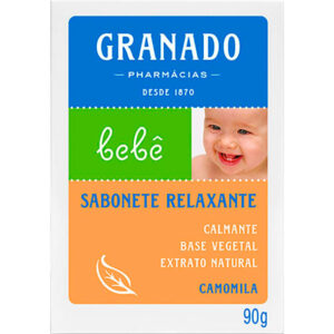 Sabonete Barra Granado Bebe Infantil Glicerina Camomila 12 x 90 g