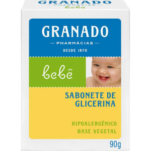 Sabonete Barra Granado Bebe Infantil Glicerina Tradicional 12 x 90 g