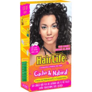 Hair Life Alisante Capilar  Cachos e Natural Laranja 12  x 180g