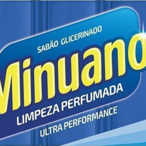 Minuano Sabao em Barra Glicerina Azul 5 x 5 x 180g