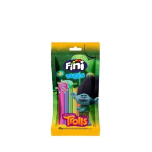 Fini Bala Gelatinosa Tubes Trolls 12 und x 80 G