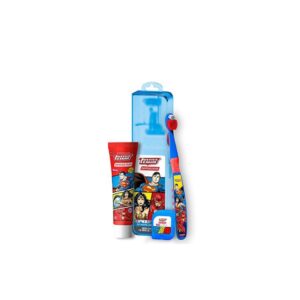 Dentalclean Escova Dental Infantil Liga da Justica Macia com Estojo