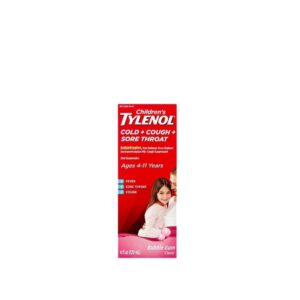 Tylenol Medicamento para Alivio da Dor Infantil Sabor Chiclete 3  x 118ml