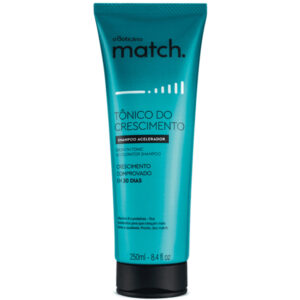 Boticario Match Shampoo Tonico do Crescimento 250ml