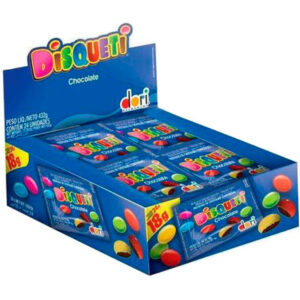 Dori Disqueti Chocolate ao Leite Display 24 x 18g