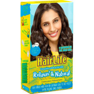 Hair Life Alisante Capilar Relaxin e Natural Amarelo 12  x 180g