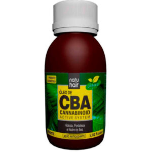 Natuhair Oleo Capilar CBA Cannabinoid Hidrata, Fortalece e Nutre os Fios 6 x 60 ml