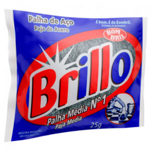 Palha de Aco Brilho Media N°1 20 x 25g