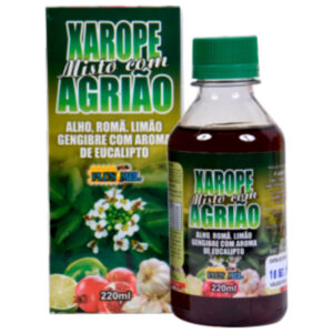 Plus Mel Xarope Misto c/ Agriao, Alho, Roma, Limao, Gengibre  com Aroma de Eucalipto 12 x 220 ml
