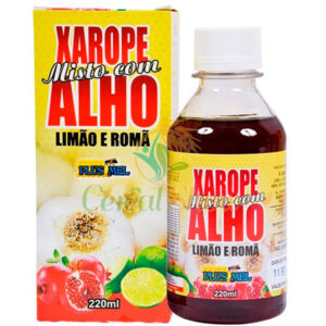 Plus Mel Xarope Misto com Alho, Limao e Roma 12 x 220ml