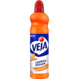 Veja Citrus Limpeza Pesada Desengordurante  24 x 500 ml ( Vidro Laranja)