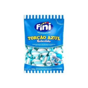 Fini Marshmallow Torcao Recheadinho Azul 12 x 200gr