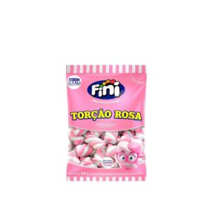 Fini Marshmallow Torcao Recheadinho Rosa 12 x 200gr