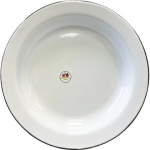 Prato Esmaltado n 22 Branco