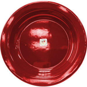 Prato Esmaltado n 22 Vermelho