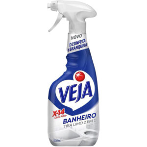 Veja Banheiro Tira Limo 2 em 1  X-14 Cloro Ativo c/ Gatilho - 12 x 500ml