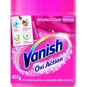 Vanish Alvejante Em Po Sem Cloro Rosa12 x 450g