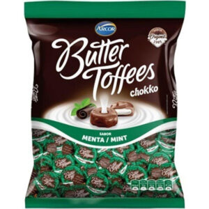 Arcor Bala Butter Toffees Chokko Menta 6 x 100g