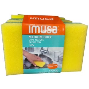 Imusa Esponja Multiuso Anatomica com 6 x 3 Unid