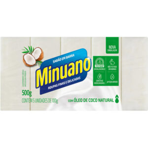 Minuano Sabao de Coco 6 x 5 x 200g