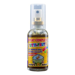 Natus Minas Spray Completo Sem Alcool Tutti-Frutti, Mel + Propolis+ Roma + Gengibre + Eucalipto 16 x 35ml - 002
