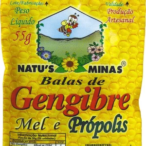 Natus Minas Bala de Propolis / Mentol Display 25 x 10unid 003