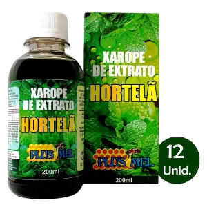 Plus Mel Xarope Misto Hortela 12 x 220ml