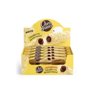 Lacta Chocolate Stick Wafer Recheado Ouro Branco 15 x 25g