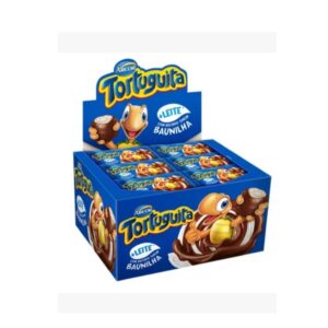 Arcor Tortuguita Chocolate + Leite Branco C/ Recheio Baunilha 24 x 15.5 g - 9202