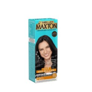 Maxton Tintura para Cabelo Preto Natural 2.0- 6 Kits