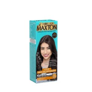 Maxton Tintura para Cabelo Castanho Claro 5.0 - 6 Kits