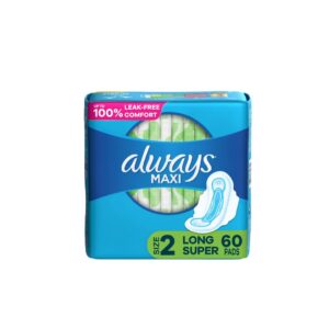 Always Maxi Size 2 Long W/ Wings 8 x 18 Unid