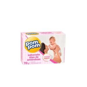 Pom Pom Sabonete Barra Oleo de Amendoa 12 x 70g